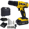 20V Cordless Impact Drill and Screwdriver PFE-20EV with Case, 2 Batteries and Kit